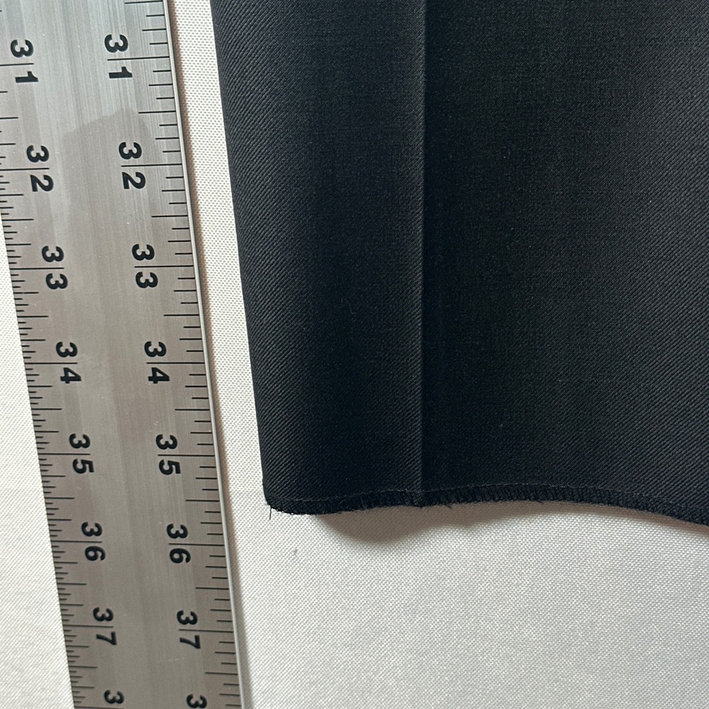 John Varvatos USA Bleecker Street Black Wool Dress Pants Mens 30 Unhemmed NEW - Picture 11 of 12